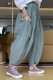 Made in Italy Cooper Needlecord Sia Pant Soft Khaki 